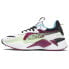 Фото #3 товара Puma RsX Blaster Lace Up Mens White Sneakers Casual Shoes 38690302