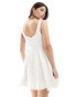 Forever New corset style mini dress in white