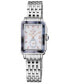 ფოტო #1 პროდუქტის Women's Bari Tortoise Silver-Tone Stainless Steel Watch 34mm