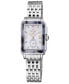 Women's Bari Tortoise Silver-Tone Stainless Steel Watch 34mm