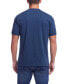 ფოტო #2 პროდუქტის Men's Short Sleeve Melange Henley Shirt