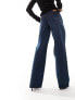 Weekday Ample low waist baggy fit jeans in sapphire blue