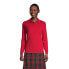 Фото #13 товара Women's School Uniform Long Sleeve Feminine Fit Mesh Polo Shirt