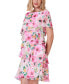 Фото #3 товара Floral-Print Tiered Dress
