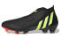 Фото #1 товара adidas Predator Edge+ FG 硬场地 防滑包裹性 足球鞋 核心黑 / Бутсы футбольные Adidas Predator GW1043