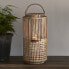 Rustic Rattan Webbing Laternen