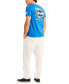 ფოტო #3 პროდუქტის Shark Week X Men's Classic-Fit Back Graphic T-Shirt