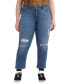 Trendy Plus Size Boyfriend Jeans