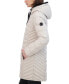 Фото #3 товара Women's Faux-Fur-Trim Hooded Packable Puffer Coat