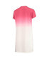 ფოტო #4 პროდუქტის Women's Heathered Red and White Kansas City Chiefs Ombre Tri-Blend T-shirt Dress