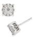 ფოტო #8 პროდუქტის Diamond Halo Stud Earrings (1 ct. t.w.) in 14k Gold, White Gold or Rose Gold