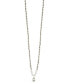 ფოტო #1 პროდუქტის Silver-Tone or Gold-Tone Cultured Pearl And Shell Pendant Marjorie Necklace