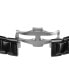 ფოტო #5 პროდუქტის Women's Swiss True Square Black High-Tech Ceramic Bracelet Watch 29mm