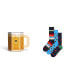 ფოტო #1 პროდუქტის Wurst and Beer Socks Gift Set, Pack of 3