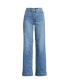 Фото #3 товара Women's Tall Recover High Rise Wide Leg Blue Jeans