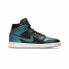 Фото #2 товара Кроссовки Nike Air Jordan 1 Mid Iridescent Black (W) (Синий, Черный)