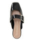 ფოტო #8 პროდუქტის Women's Hope Square Toe Buckle Slide Flat Mules