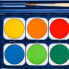 Фото #8 товара Акварельные краски STAEDTLER Noris 888 - Черный - Синий - Бордовый - Голубой - Зеленый - Оранжевый - Фиолетовый - Красный - Белый - Желтый - Водные краски - Паста - 1 шт.