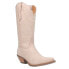 Фото #2 товара Dingo Flirty N' Fun Embroidery Snip Toe Cowboy Womens Beige Casual Boots DI171-