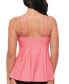 Women's Textured Underwire Tankini Top, Created for Macy's