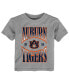 ფოტო #1 პროდუქტის Toddler Boys and Girls Heather Gray Auburn Tigers Top Class T-shirt
