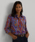 Фото #1 товара Women's Collared Paisley Shirt