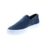 Фото #7 товара Lacoste Jump Serve Slip 07221 Cma Mens Blue Canvas Lifestyle Sneakers Shoes