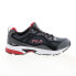 Фото #1 товара Fila Windshift 15 1HRW8055-052 Mens Gray Leather Athletic Running Shoes