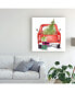 Фото #3 товара Jennifer Paxton Parker Christmas Cars III Canvas Art - 15" x 20"