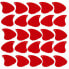 Sharkfin Pick Relief Soft Red