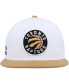 Men's White, Gold Toronto Raptors Side Core 2.0 Snapback Hat