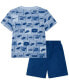 ფოტო #2 პროდუქტის Toddler Boys Sportswear Club Printed T-shirt and Shorts Set