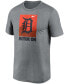 Фото #2 товара Men's Heathered Gray Detroit Tigers Local Logo Legend T-shirt
