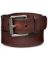 ფოტო #1 პროდუქტის Men's Beveled-Edge Leather Belt