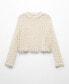 ფოტო #6 პროდუქტის Women's Cotton Crochet Sweater