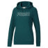 Фото #1 товара Puma Senci Logo Pullover Hoodie Womens Green Casual Outerwear 67874043