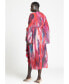 Фото #2 товара Платье с запахом ELOQUII plus Size Flare Sleeve