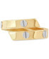 Rivet Coil Statement Ring in 10k Gold & White Gold