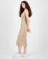 Фото #3 товара Juniors' Pointelle-Knit Midi Dress