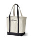 Фото #4 товара Large Natural 5 Pocket Open Top Long Handle Canvas Tote Bag