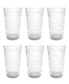 Фото #1 товара Beaded Jumbo Cobalt Glasses, Set of 6