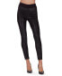 Women's Marea Chic Faux Leather Cotton Blend Fashion Leggings