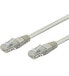 Wentronic CAT 6 Patch Cable - U/UTP - grey - 3 m - Cat6 - U/UTP (UTP) - RJ-45 - RJ-45