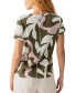 ფოტო #3 პროდუქტის Women's Perfect Crewneck Cotton Short-Sleeve T-Shirt