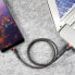 Фото #11 товара Wytrzymały nylonowy kabel przewód USB - USB-C QC3 3m - czerwony