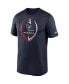 Фото #3 товара Men's Navy Houston Texans Icon Legend Performance T-shirt