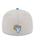 Фото #5 товара Men's Stone, Royal Los Angeles Rams 2023 NFL Draft Low Profile 59FIFTY Fitted Hat