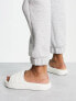 adidas Originals Adilette Ayoon sliders in off white