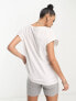 Urban Classics relaxed shoulder tee in white