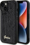 Guess Guess GUHCP14SPSFDGSK iPhone 14 / 15 / 13 6.1" czarny/black hardcase Sequin Script Metal